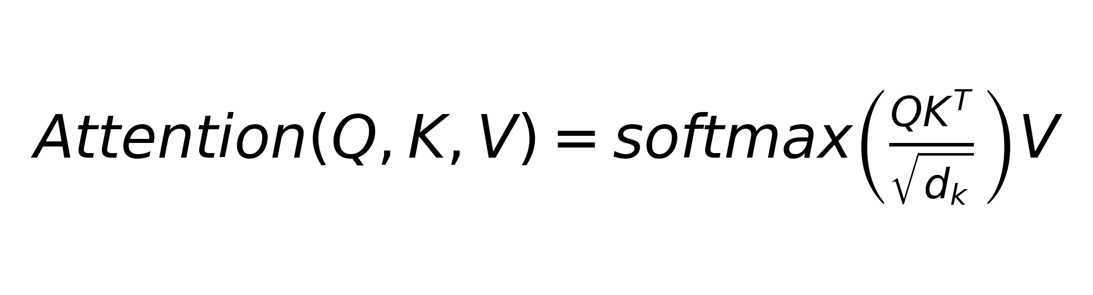 sclaed dot product attention wzór transformer sztuczna inteligencja LLM