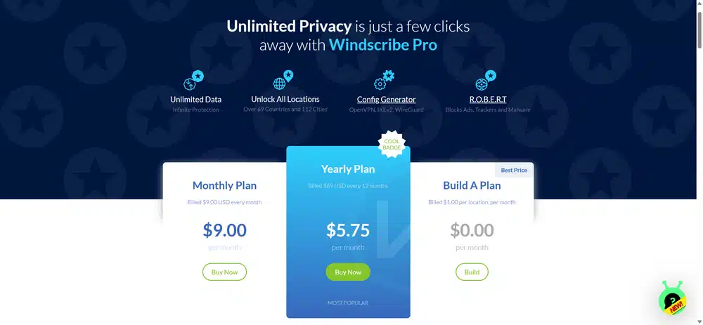 Windscribe VPN - cennik 2025