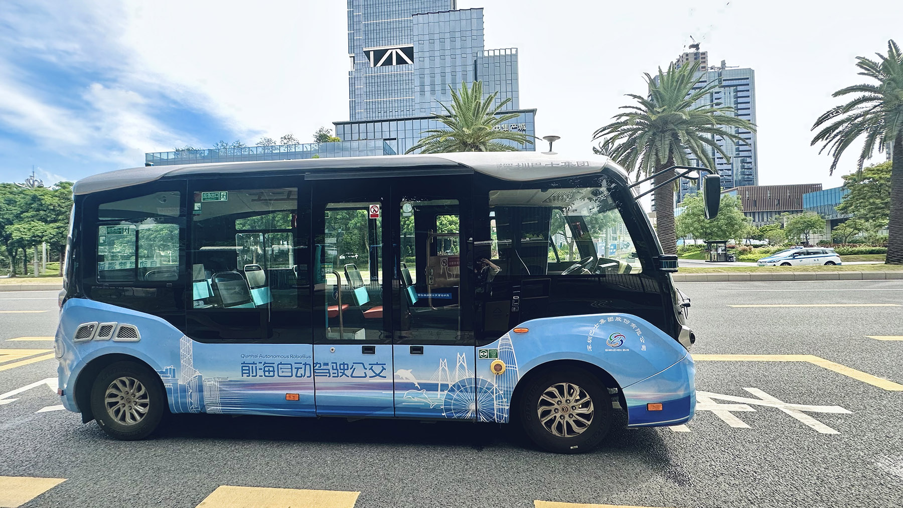 Autonomiczne pojazdy w Chinach - autobusy