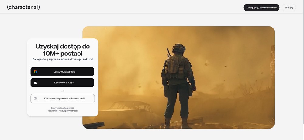 Character AI – platforma do rozmów z inteligentnymi postaciami opartymi na sztucznej inteligencji