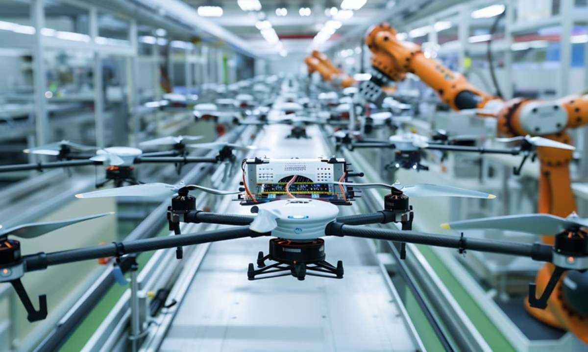 Chińskie drony przemysłowe