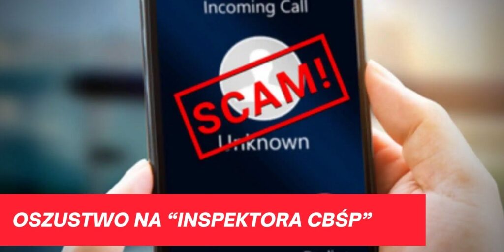 Oszustwo na "inspektora CBŚP"