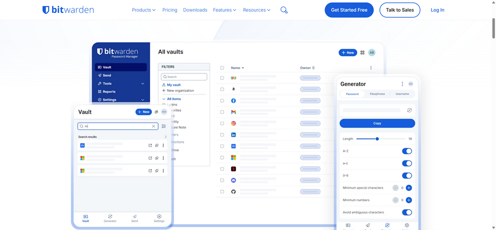 Menedżer haseł Bitwarden generowanie silnych i bezpiecznych haseł w aplikacji