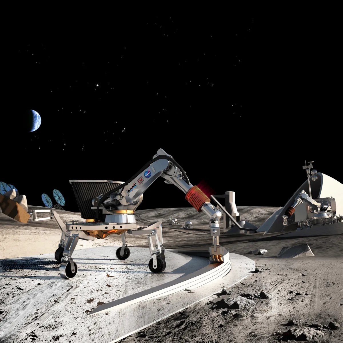 NIAC 2012 Phase II Khoshnevis ISRU-Based Robotic Construction Technologies | NASA