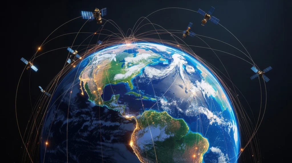Pogoda kosmiczna a satelity, GPS i globalna łączność wokół Ziemi