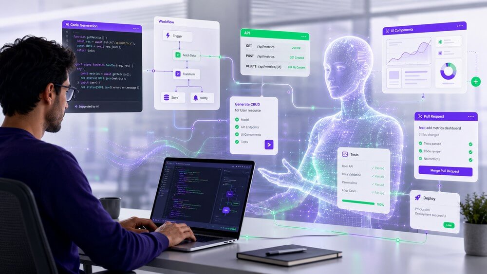Programowanie z AI na platformie AI-native development