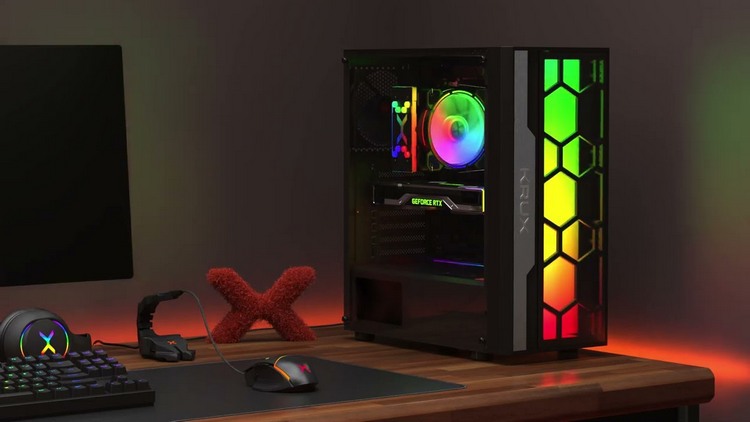 Obudowa z podświetleniem RGB