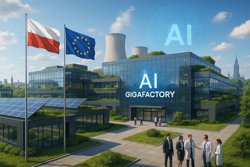 Polska robi pierwszy krok w stronę Gigafabryki AI Gigafabryka AI w Polsce