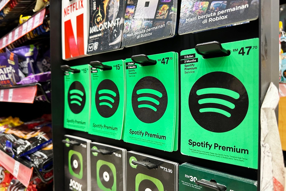 Karty podarunkowe Spotify