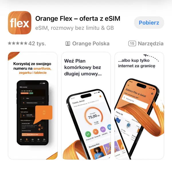 Orange Flex – aplikacja mobilna