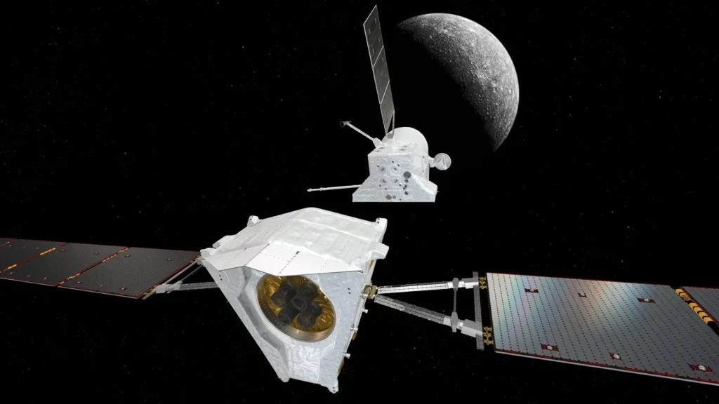BepiColombo dociera do Merkurego. Po 8 latach zaczyna się finał misji BepiColombo przy Merkurym podczas odłączenia modułu transferowego MTM
