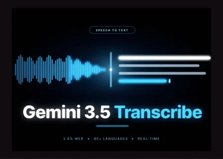 Google pokazał Gemini 3.5 Transcribe