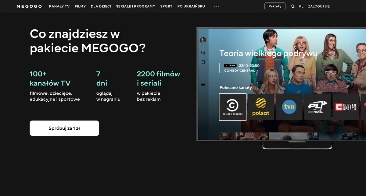 MEGOGO – pakiety, kanały TV, filmy i seriale online
