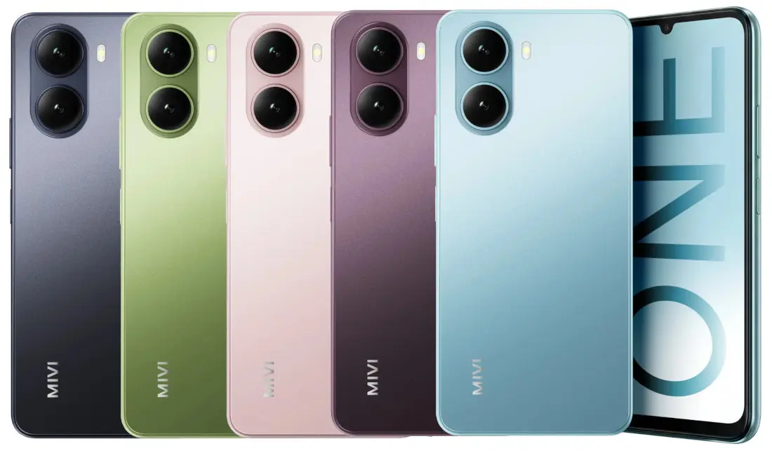 Mivi One 5G - kolory. Źródło: Mivi