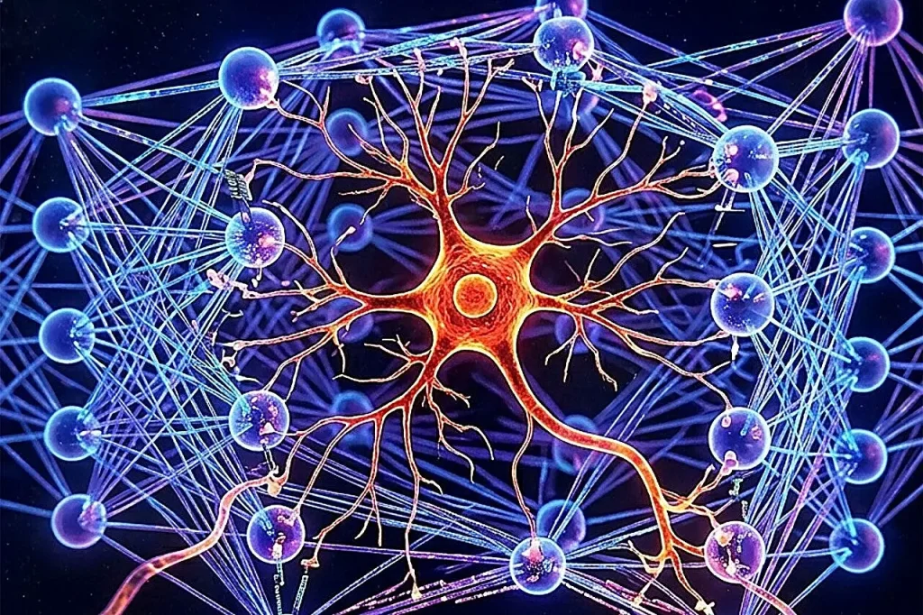Neuron i sieć komórek nerwowych | Adobe Stock