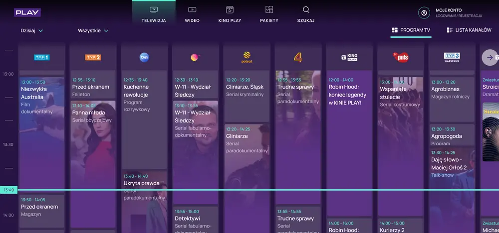 Play Now – program TV z kanałami telewizyjnymi dostępnymi przez internet