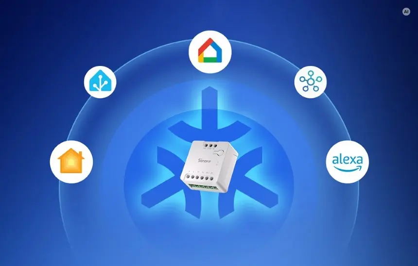 SONOFF MINI-D – integracja z Google Home, Alexa i innymi systemami inteligentnego domu