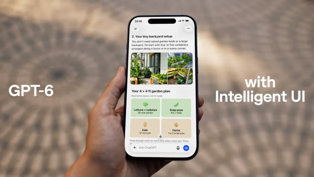 ChatGPT Intelligent UI – interaktywne narzędzie wygenerowane bezpośrednio w odpowiedzi – Źródło: OpenAI.