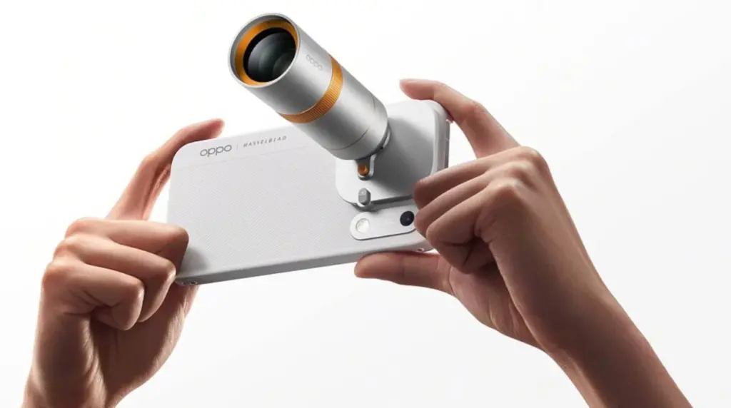 OPPO Find X10 Pro Max + Hasselblad Teleconverter Kit. Źródło: OPPO