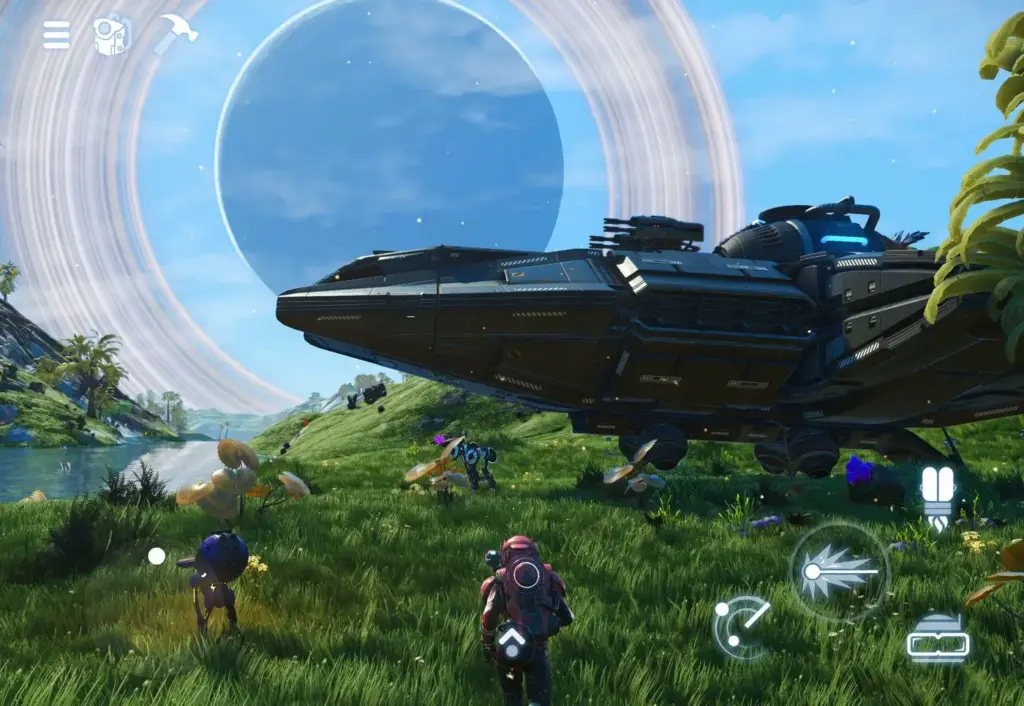 No Man’s Sky oficjalnie na iPhone’ach. Gra dostała też wielką aktualizację Forsaken ALT: No Man’s Sky uruchomione na iPadzie. Źródło: Hello Games / No Man’s Sky